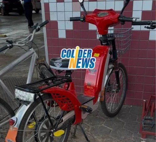 Ladrão em Colíder furta bicicleta elétrica de funcionário de Mercado e esconde no quarto de hotel.