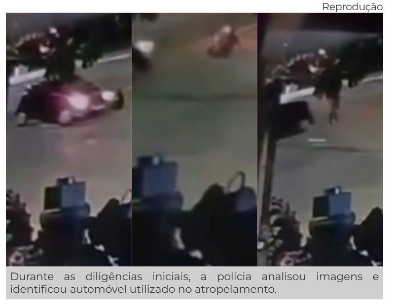 Câmera mostra carro atropelando homem em Querência e polícia suspeita de crime intencional