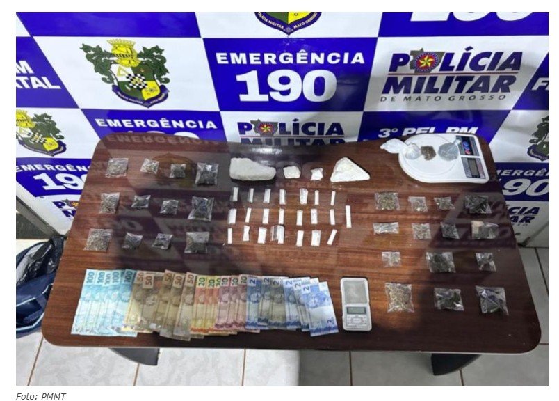 Polícia Militar prende mulher com 48 porções de drogas em Feliz Natal
