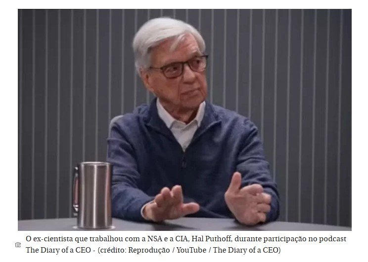 Cientista ligado à CIA garante que EUA conhecem quatro espécies de aliens