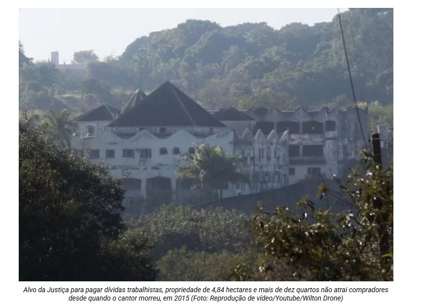 Castelo de José Rico é declarado de utilidade pública após leilões sem interessados