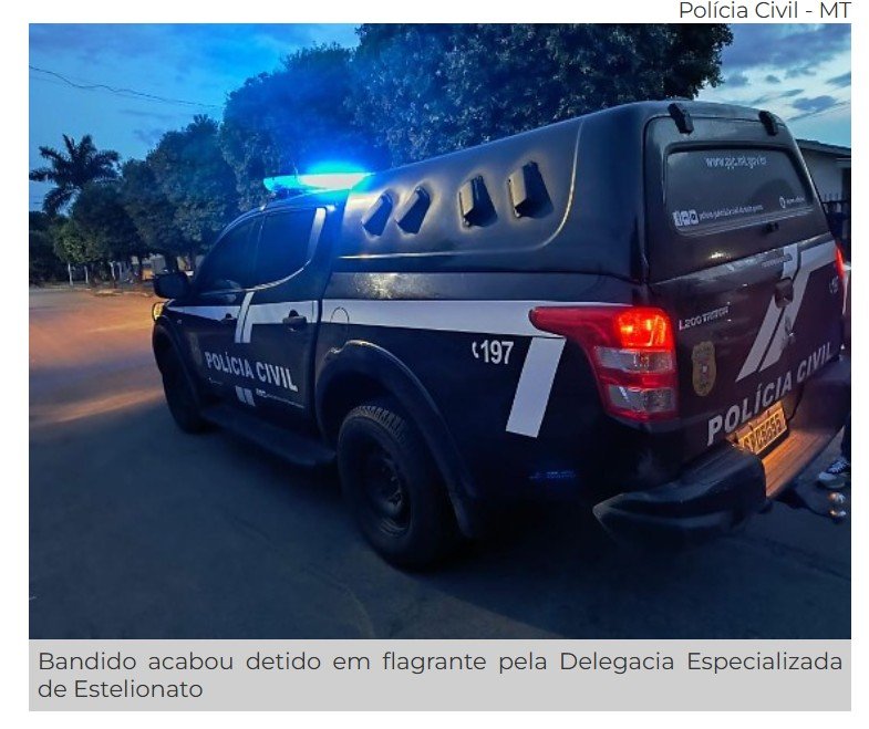 Estelionatário finge ser amigo de políticos e aplica golpe de R$ 80 mil em idoso