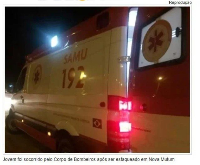 Jovem tenta apartar briga em bar e acaba esfaqueado em cidade de MT.