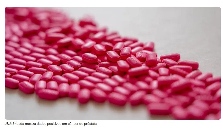 J&J mostra resultados positivos de medicamento para câncer de próstata