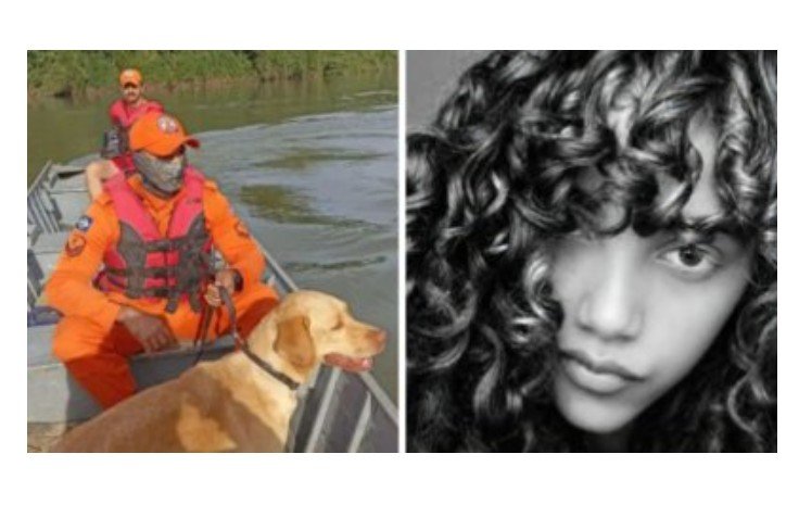 Após 3 dias de buscas, bombeiros encontram corpo de adolescente de 13 anos que desapareceu em rio