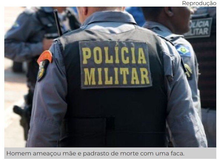 Homem destrói bar, furta cerveja e persegue a própria mãe com faca