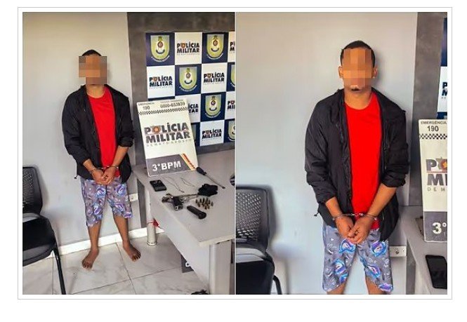 Bandido morre e comparsa é preso após assalto à casa de tenente-coronel