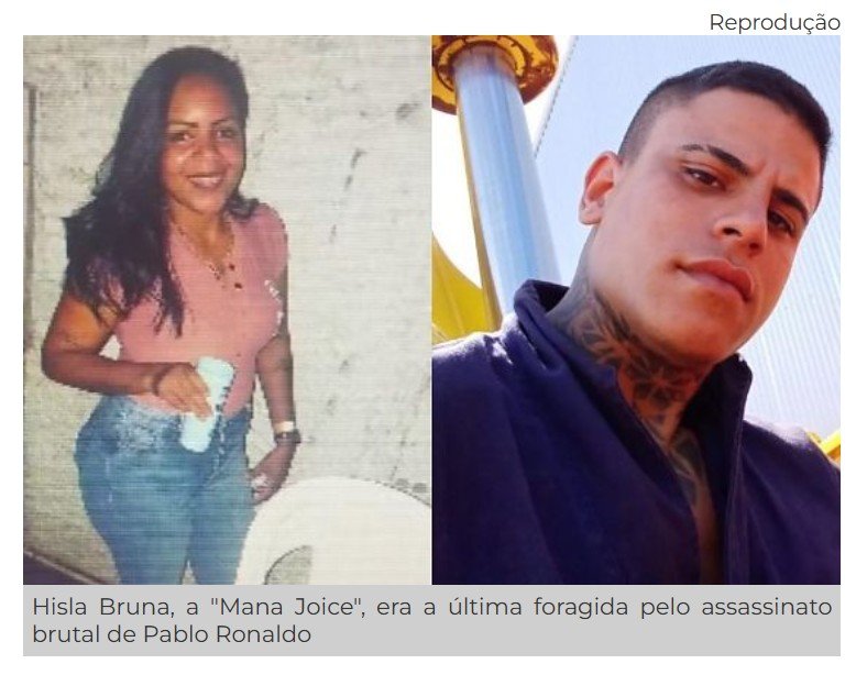 'Mana Joice' é presa por mandar matar trabalhador inocente que fez sinal considerado símbolo de facção