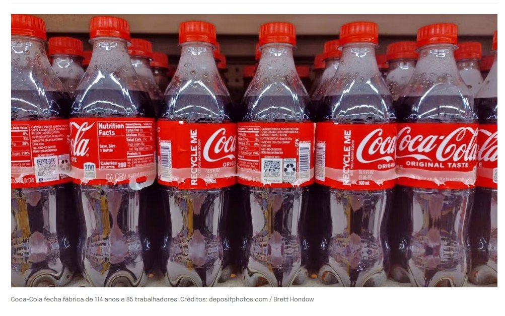 Coca-Cola encerra atividades após 114 anos de operação
