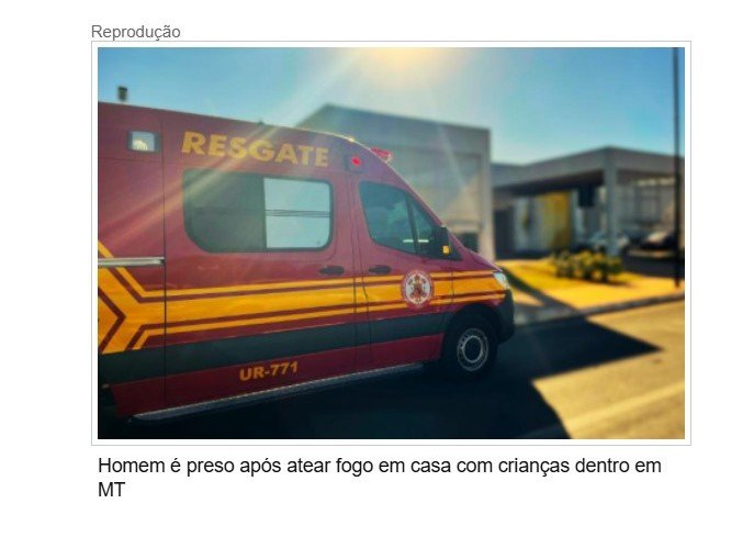 Homem põe fogo em casa com enteados depois de discussão