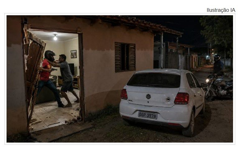 Homem sofre atentado após criminosos irem atrás do filho por dívida com facção