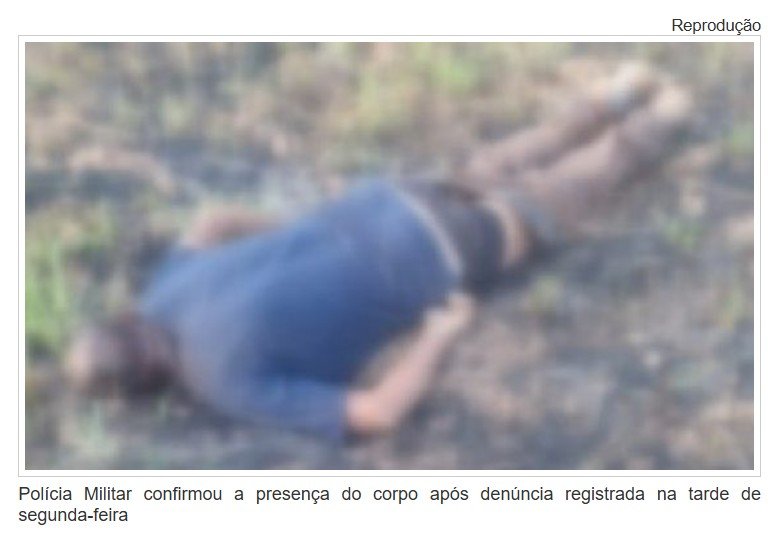 Traficante é encontrado morto a tiros em região de chácaras em cidade de MT.