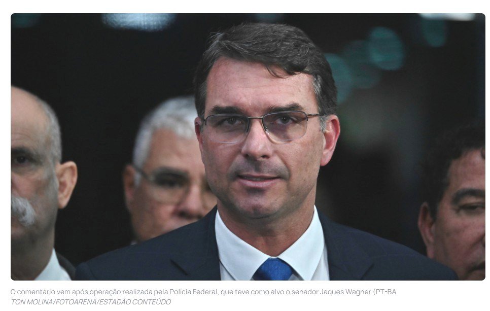 Flávio diz que cerne do Caso Master é o PT da Bahia