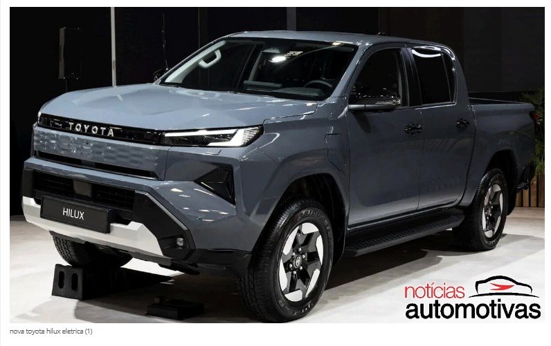 A Hilux, símbolo de resistência da Toyota, ganha versão 100% elétrica na 9ª geração com 282 cv, mas fica em 257 km WLTP