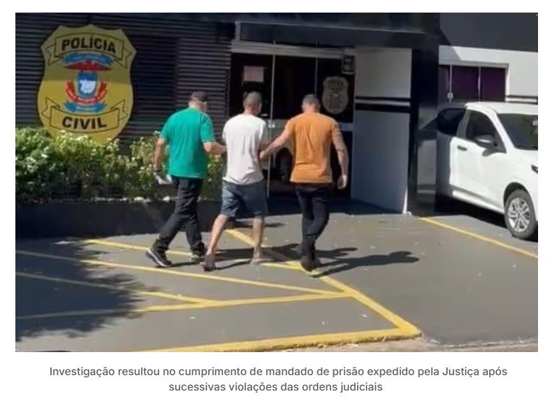 PC prende maníaco por descumprir protetivas e perseguir ex-esposa em MT