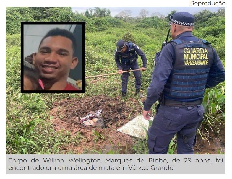 Corpo encontrado enterrado em área de mata de Várzea Grande é identificado
