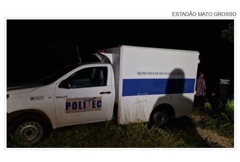 Homem é morto a tiros em área de mata ao lado de motocicleta