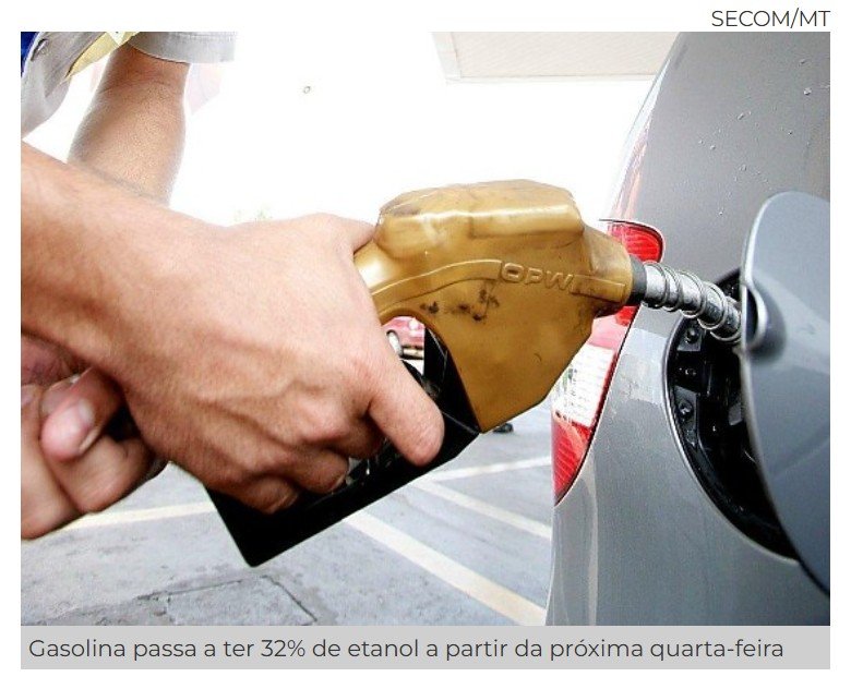 Gasolina batizada com 32% de etanol começa a ferrar seu motor a partir de quarta-feira