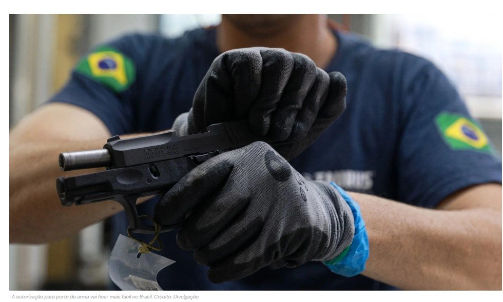 Autorização para porte de arma fica mais fácil no Brasil; veja como solicitar e entenda as regras