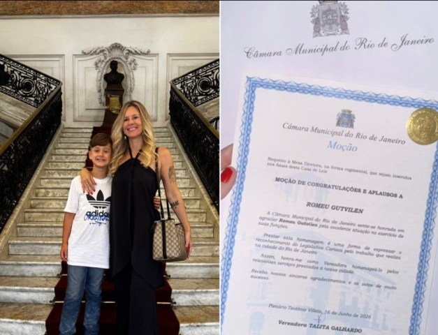 Aprovado na UERJ aos 11 anos, filho superdotado de ex-bailarina do Faustão recebe homenagem especial