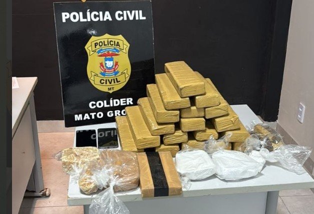 Delegacia de Colider desmonta 'Casa Bomba' com mais de 16kg de entorpecentes; Contabilizando quase 50kg somente essa semana.