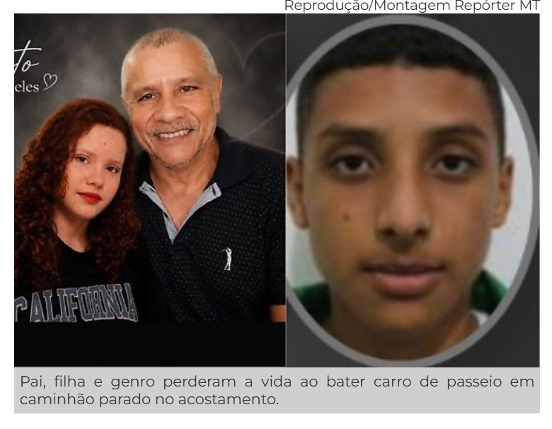 Pai, filha e namorado: vítimas de acidente fatal na Estrada da Guia eram da mesma família