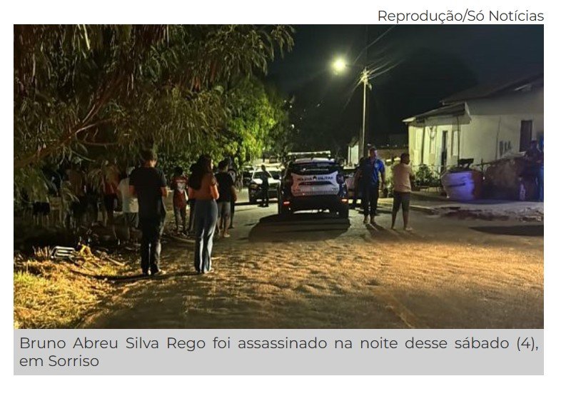 Bandidos encapuzados matam tornozelado com tiros na cabeça em cidade de MT.