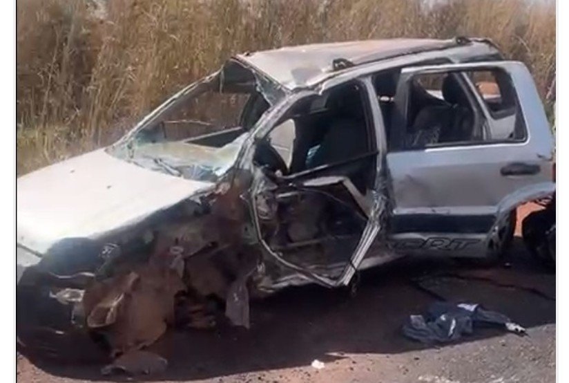 Acidente na MT-100 deixa uma pessoa morta entre cidades de MT; VEJA VÍDEO
