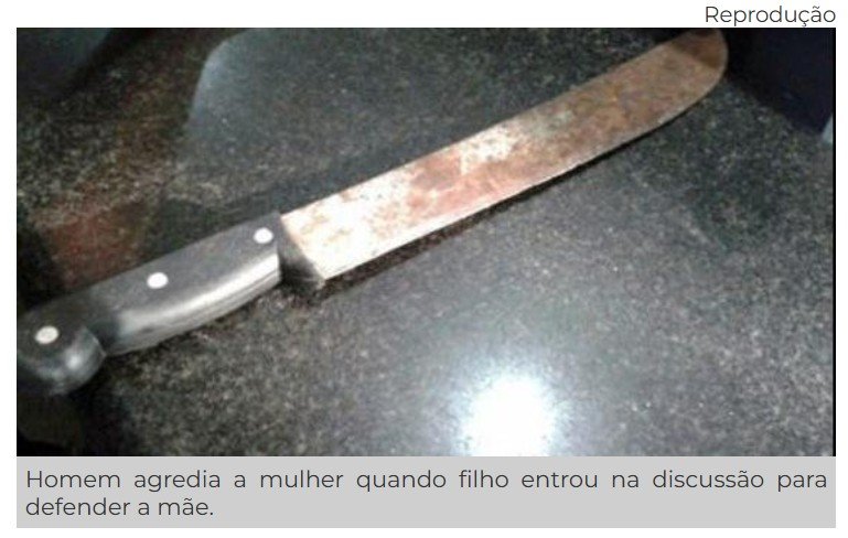 SINOP: Jovem mata o pai a golpes de facão na cabeça para defender a mãe de espancamento.