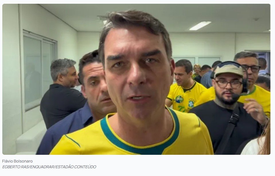 Flávio culpa Lula por tarifaço dos EUA: ‘Cavou o pênalti contra o povo brasileiro’