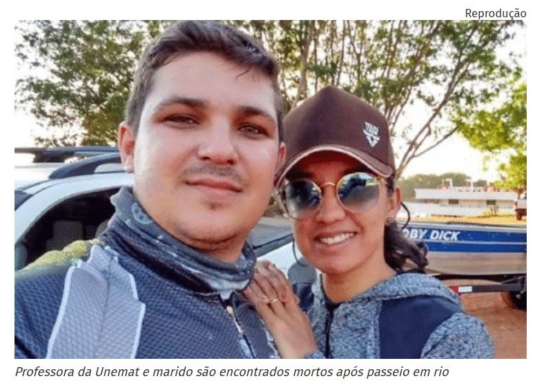 Professora da Unemat e marido são encontrados mortos após passeio em rio