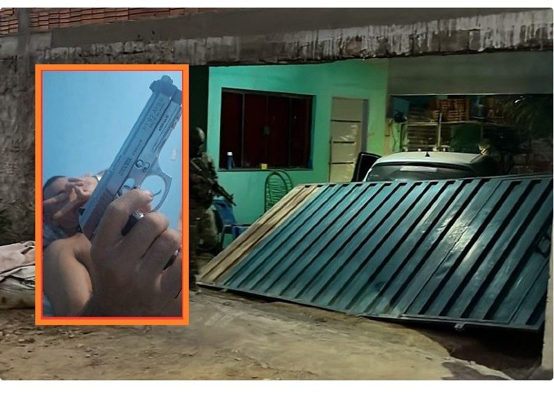 Membro de tacçao reage a abordagem e morre em contronto com a polícia