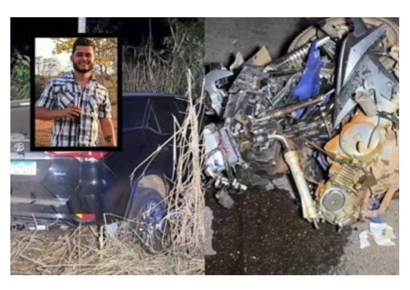 Acidente entre moto e SW4 mata estudante de Direito, em MT