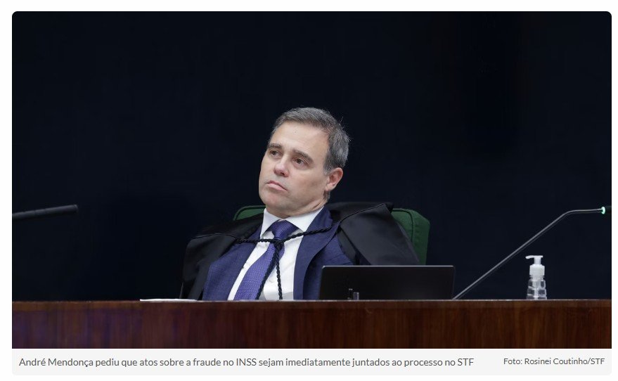 PF aciona AGU contra medidas de Mendonça para maior controle na investigação sobre fraude no INSS