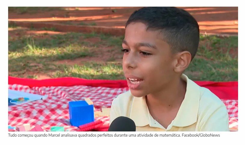 Menino de 10 anos descobre novo padrão numérico e contribui para uma descoberta inédita na matemática