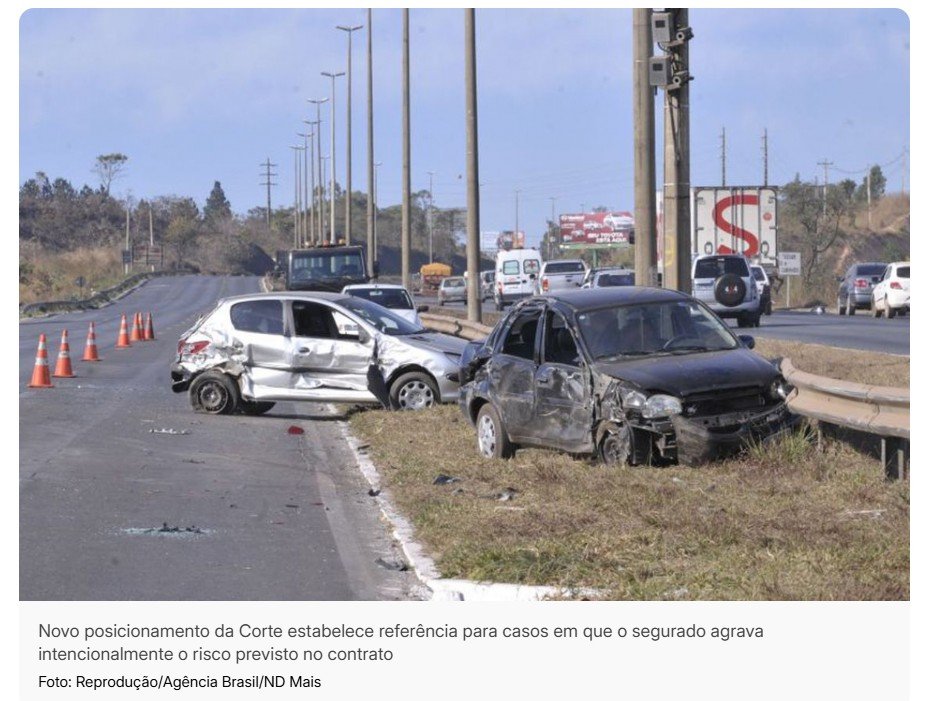 TJ decide que seguro DPVAT pode ser negado em acidentes específicos; entenda quando há perda da indenização