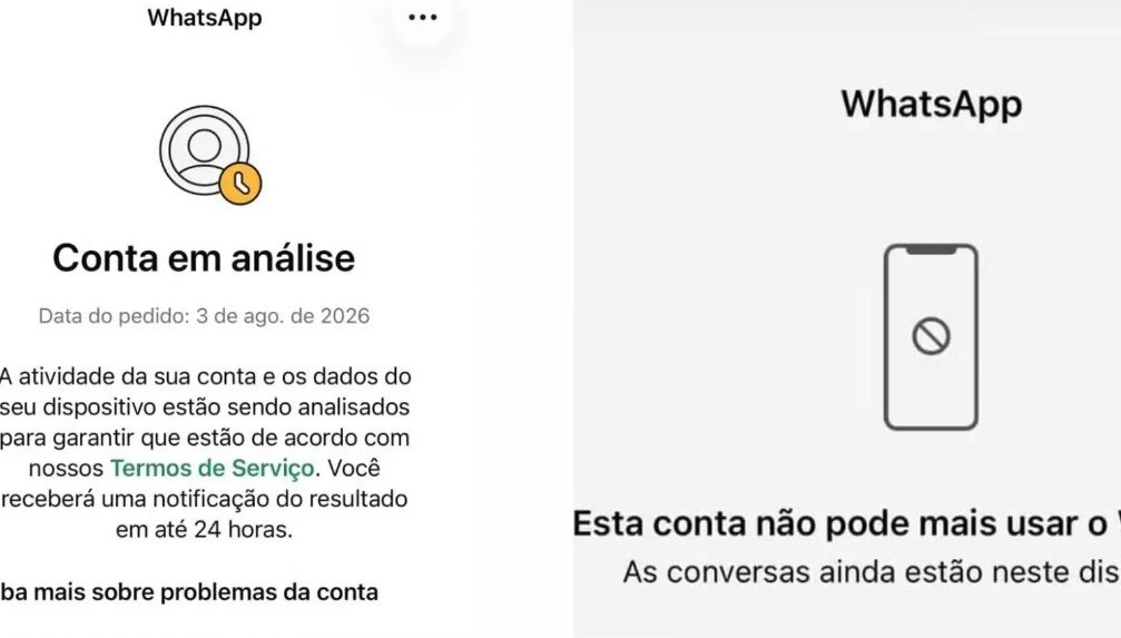 WhatsApp bloqueia conta de usuários para 'análise'; entenda