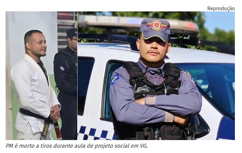 PM é morto a tiros durante aula de projeto social em VG