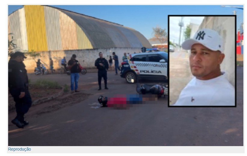 Motociclista é assassinado a tiros enquanto levava o filho para a escola em MT
