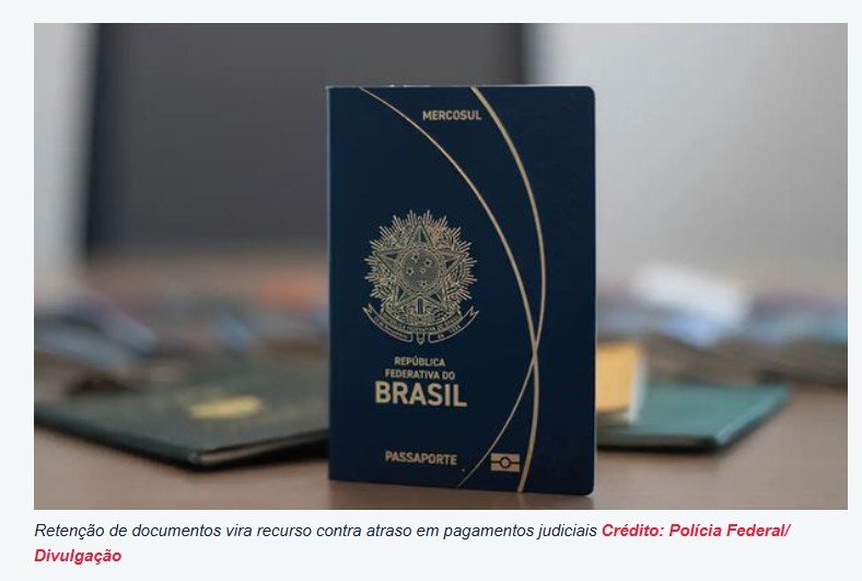STF autoriza apreensão de CNH e passaporte de devedores; medida atinge processos judiciais
