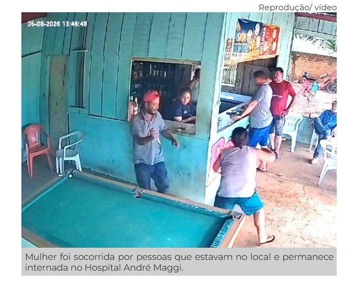 Mulher é esfaqueada no peito após recusar reatar com ex em Colniza; vídeo