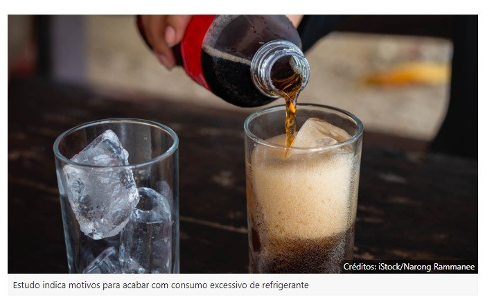 Estudo indica motivos para você parar de tomar refrigerante agora mesmo
