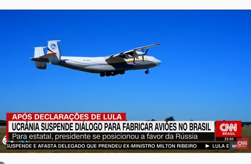 Estatal ucraniana de aviões suspende negociações com Brasil após declarações de Lula