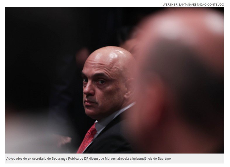 Em HC, defesa de Torres não poupa críticas a Moraes