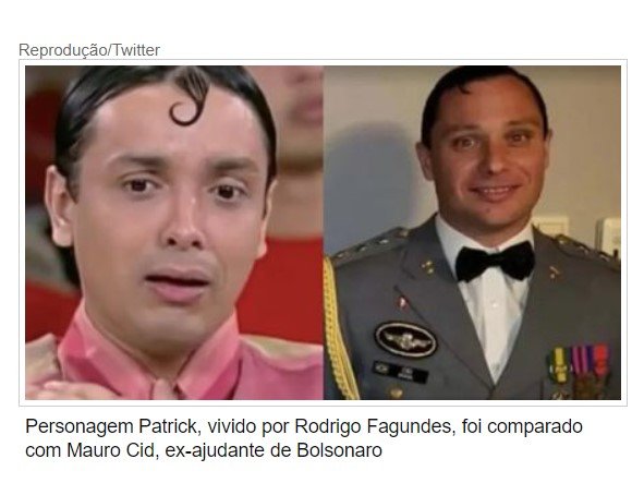 Ator sobre comparação com Mauro Cid : 'Telefone não para'