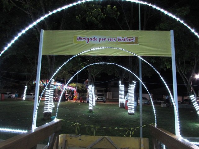 Inaugurada Luzes Natalinas Lago Pioneiros Colider
