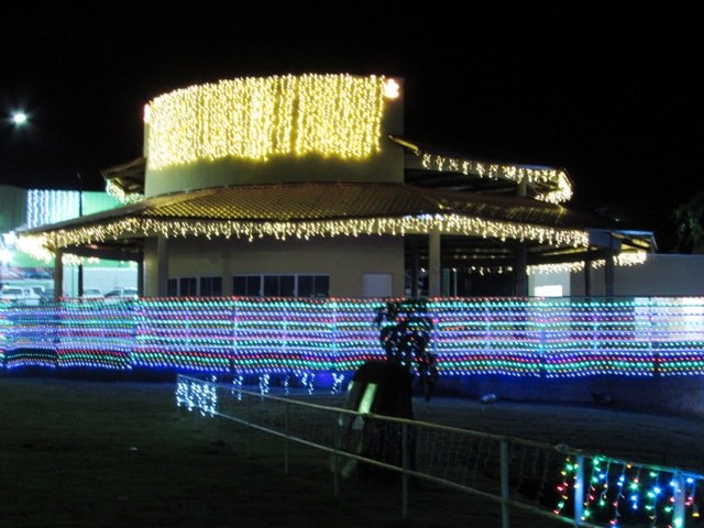 Inaugurada Luzes Natalinas Lago Pioneiros Colider