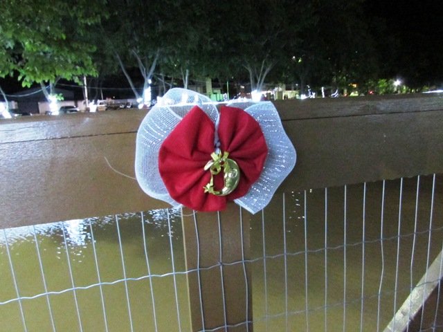 Inaugurada Luzes Natalinas Lago Pioneiros Colider
