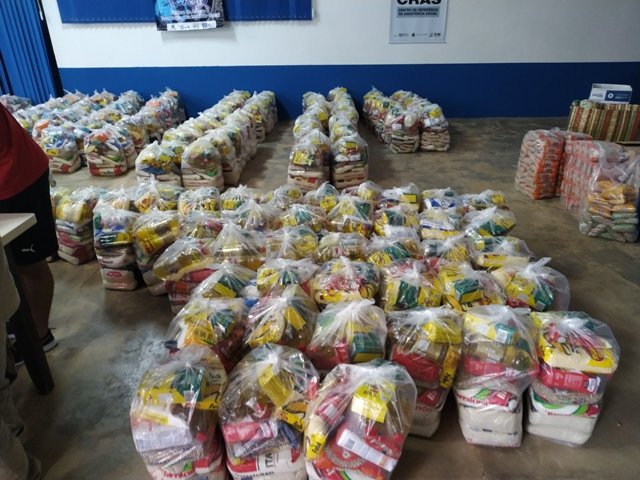 Entrega Cestas do Natal Solidario de Colíder
