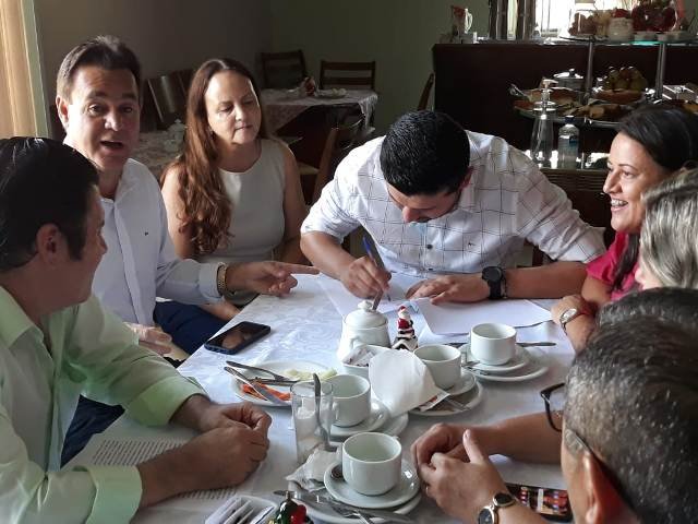 Presidentes Nac e Est do Patriota visitam Colíder